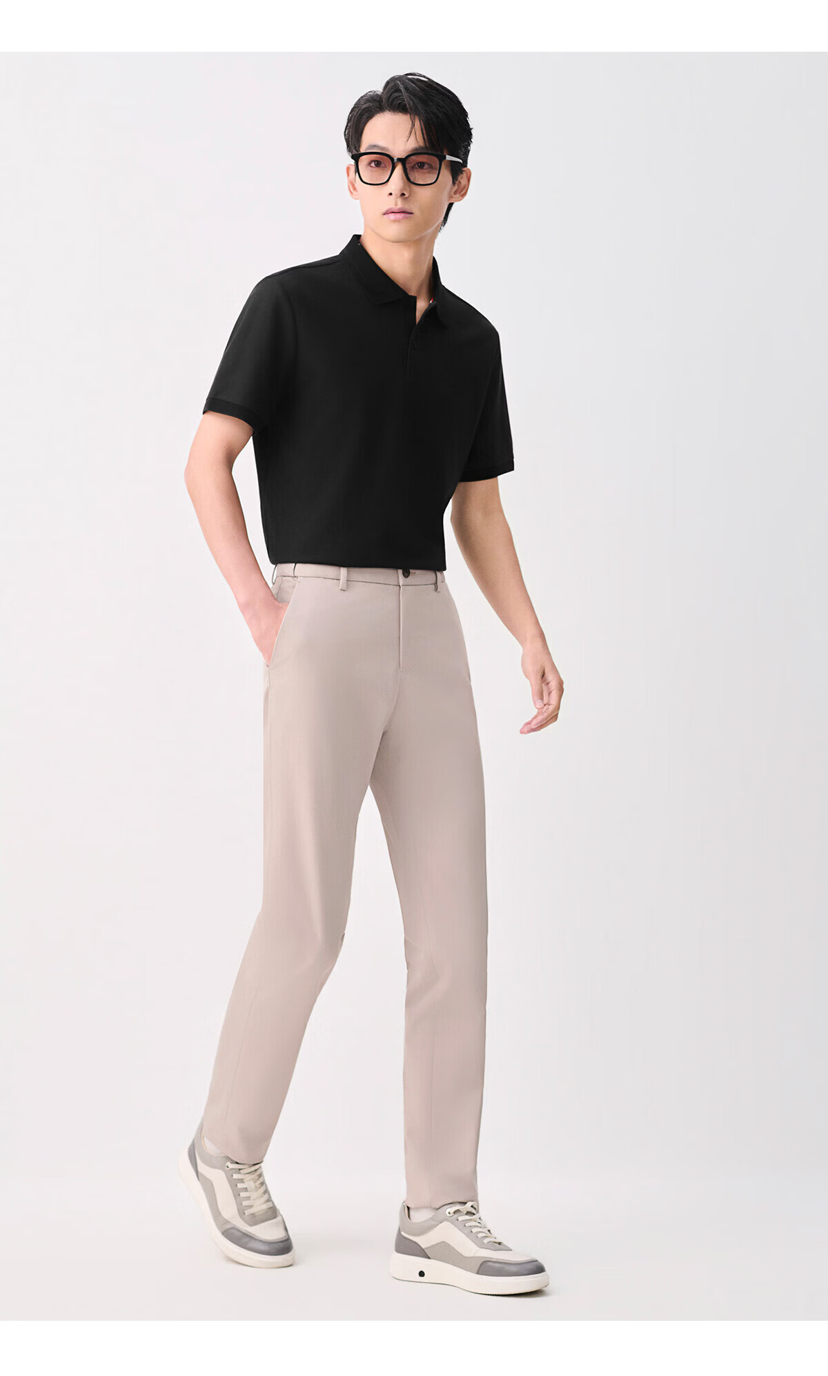 Baoxiniao Men's Short Sleeve Polo Shirt Business Casual Collared T-Shirt KESTA1204AU 11